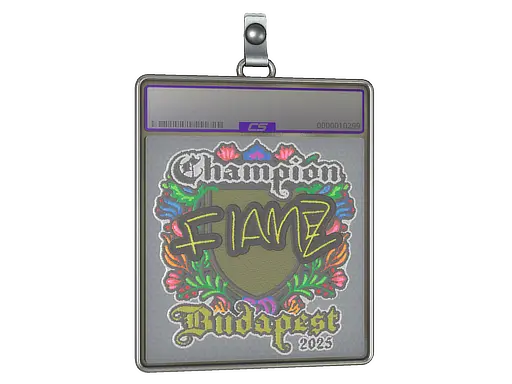 Sticker Slab | FlameZ (Embroidered, Champion) | Budapest 2025