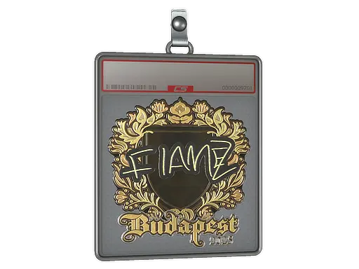 Sticker Slab | FlameZ (Gold) | Budapest 2025