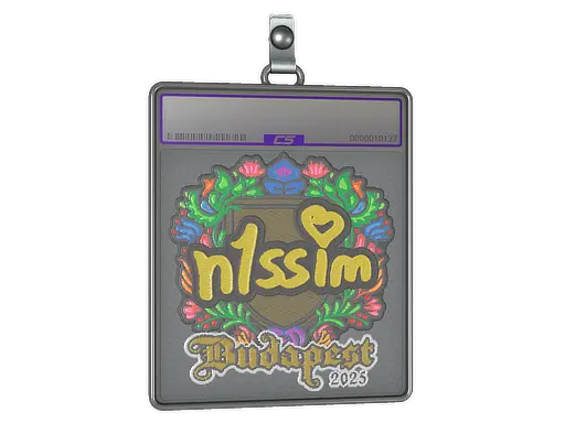 Sticker Slab | n1ssim (Embroidered) | Budapest 2025