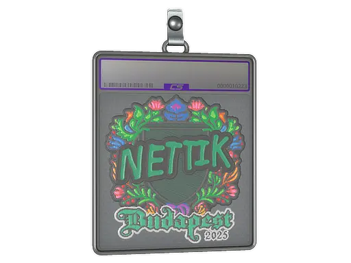Sticker Slab | nettik (Embroidered) | Budapest 2025