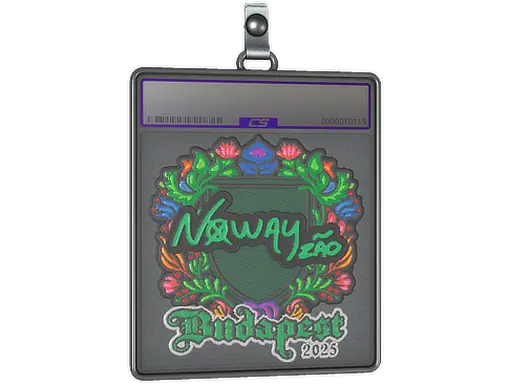 Sticker Slab | noway (Embroidered) | Budapest 2025