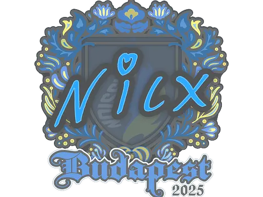 Sticker | nicx | Budapest 2025