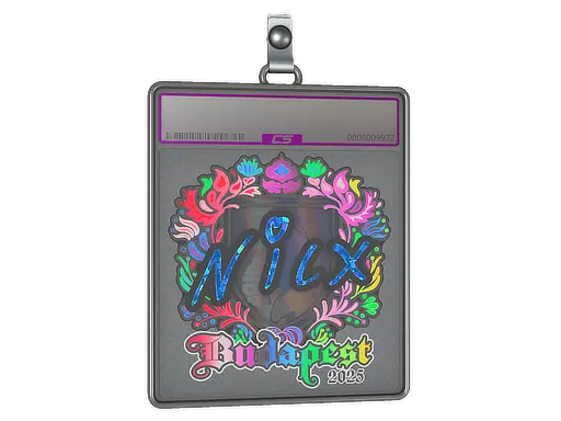 Sticker Slab | nicx (Holo) | Budapest 2025