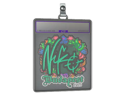 Sticker Slab | NiKo (Embroidered) | Budapest 2025