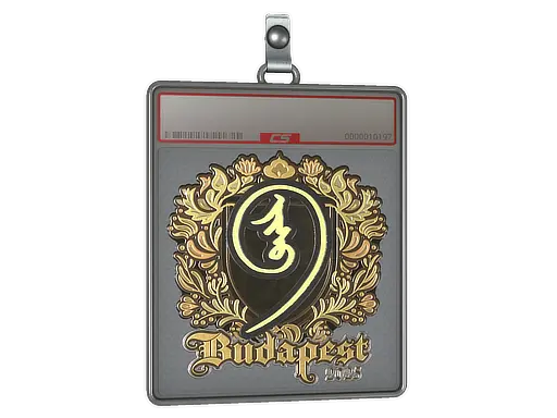 Sticker Slab | nin9 (Gold) | Budapest 2025