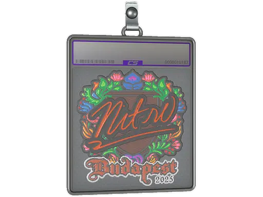 Sticker Slab | nitr0 (Embroidered) | Budapest 2025