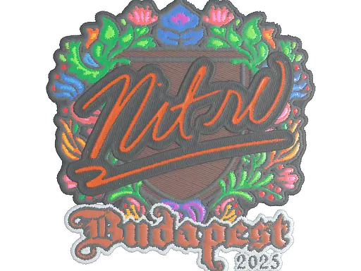 Sticker | nitr0 (Embroidered) | Budapest 2025