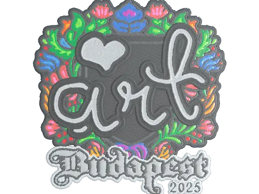 Sticker | arT (Embroidered) | Budapest 2025
