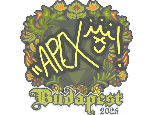 Sticker | apEX | Budapest 2025