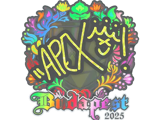 Sticker | apEX (Holo) | Budapest 2025