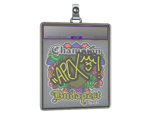 Sticker Slab | apEX (Embroidered, Champion) | Budapest 2025
