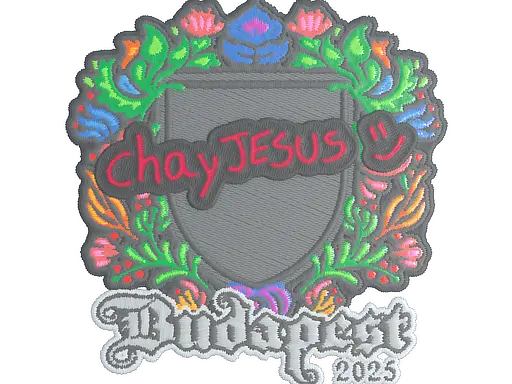 Sticker | chayJESUS (Embroidered) | Budapest 2025