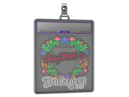 Sticker Slab | chayJESUS (Embroidered) | Budapest 2025