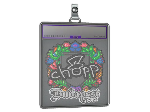 Sticker Slab | chopper (Embroidered) | Budapest 2025