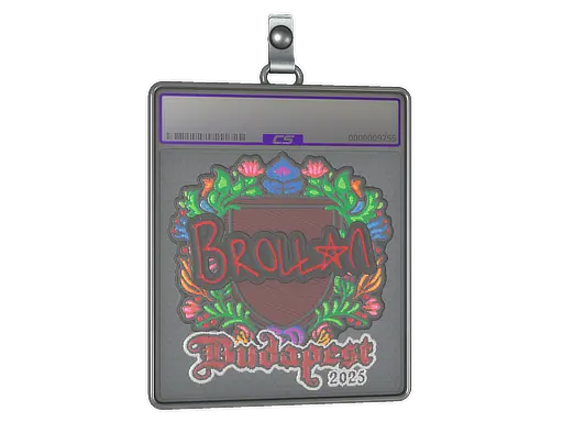 Sticker Slab | Brollan (Embroidered) | Budapest 2025