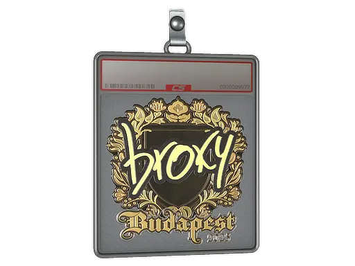 Sticker Slab | broky (Gold) | Budapest 2025