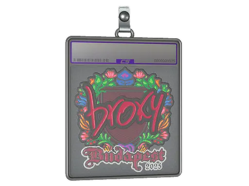 Sticker Slab | broky (Embroidered) | Budapest 2025