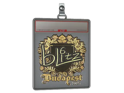 Sticker Slab | bLitz (Gold) | Budapest 2025