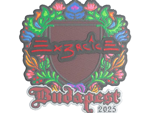 Sticker | Ex3rcice (Embroidered) | Budapest 2025