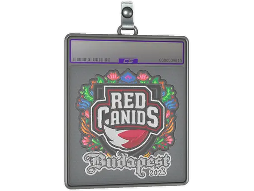 Sticker Slab | RED Canids (Embroidered) | Budapest 2025