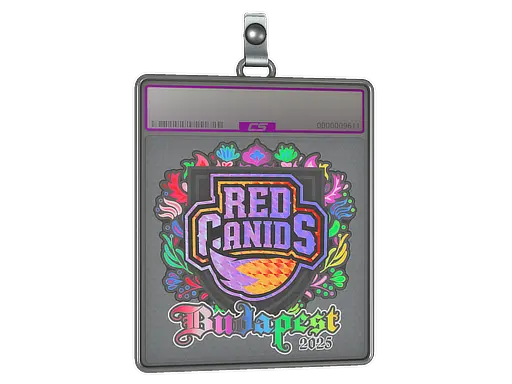 Sticker Slab | RED Canids (Holo) | Budapest 2025