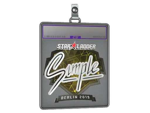 Sticker Slab | s1mple (Foil) | Berlin 2019