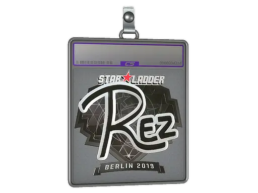 Sticker Slab | REZ (Foil) | Berlin 2019