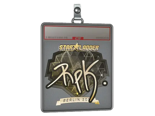 Sticker Slab | RpK (Gold) | Berlin 2019