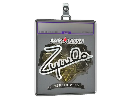 Sticker Slab | ZywOo (Foil) | Berlin 2019