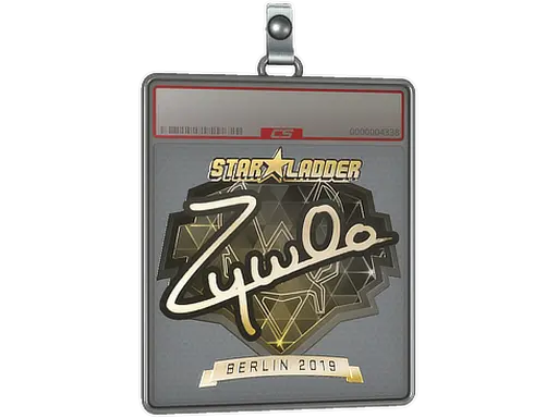 Sticker Slab | ZywOo (Gold) | Berlin 2019