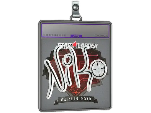 Sticker Slab | NiKo (Foil) | Berlin 2019