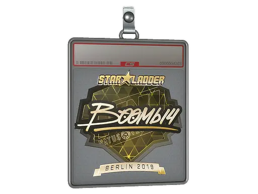 Sticker Slab | Boombl4 (Gold) | Berlin 2019