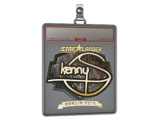 Sticker Slab | kennyS (Gold) | Berlin 2019