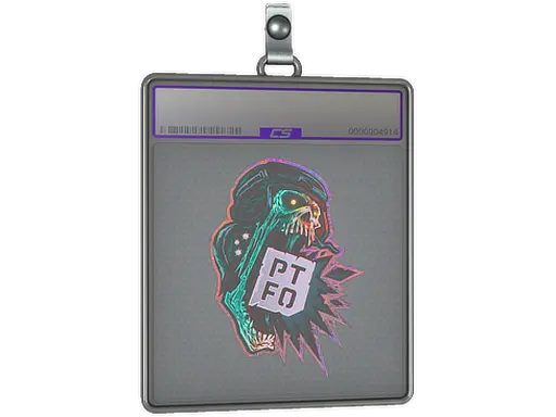 Sticker Slab | PTFO (Holo)