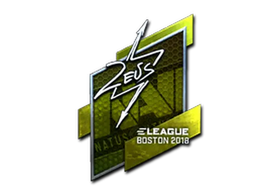 Sticker | Zeus (Foil) | Boston 2018
