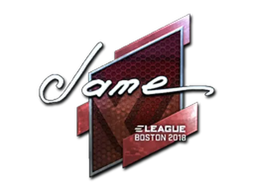 Sticker | Jame (Foil) | Boston 2018
