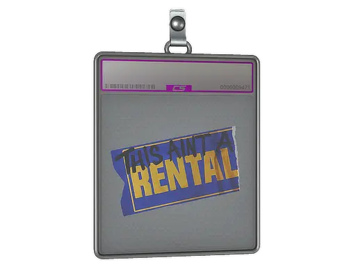 Sticker Slab | Ain't A Rental (Foil)