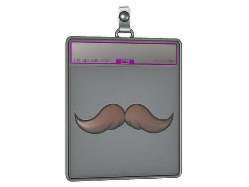 Sticker Slab | Mustachio (Foil)