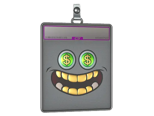 Sticker Slab | Gold Teef (Foil)