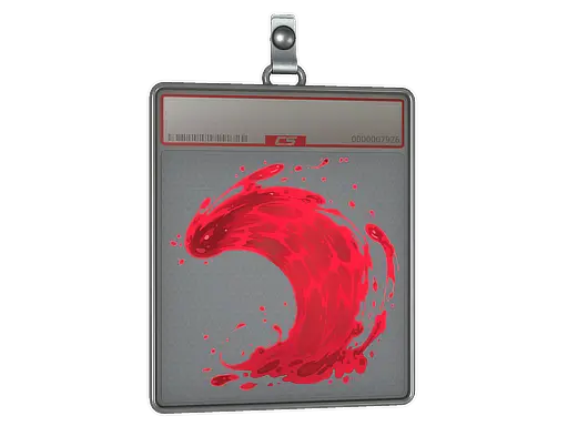 Sticker Slab | Ruby Wave (Lenticular)