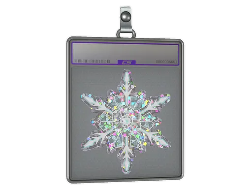 Sticker Slab | Snowfall (Glitter)