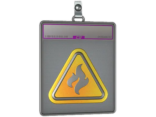 Sticker Slab | Flammable (Foil)