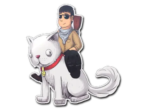 Sticker | T On Cat