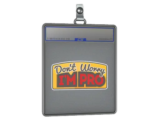 Sticker Slab | Don't Worry, I'm Pro
