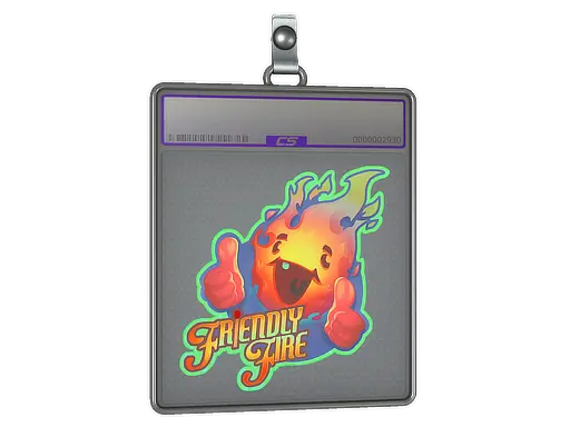 Sticker Slab | Friendly Fire (Holo)