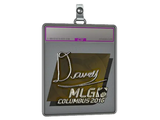 Sticker Slab | DAVEY (Foil) | MLG Columbus 2016