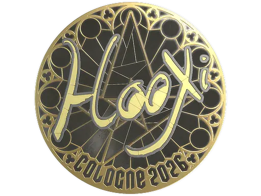 Sticker | HooXi (Gold) | Cologne 2026