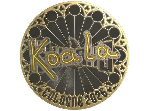 Sticker | koala (Gold) | Cologne 2026