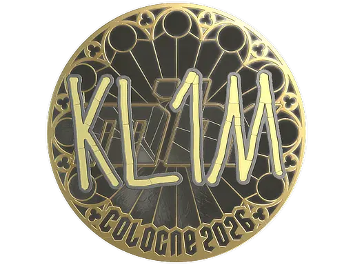 Sticker | kl1m (Gold) | Cologne 2026
