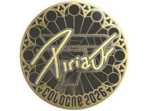 Sticker | piriajr (Gold) | Cologne 2026